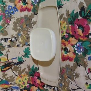 Tupperware Chip & Dip/Veggie & Dip tray - Serv-ette. 771-2.  3-PCS. Vintage